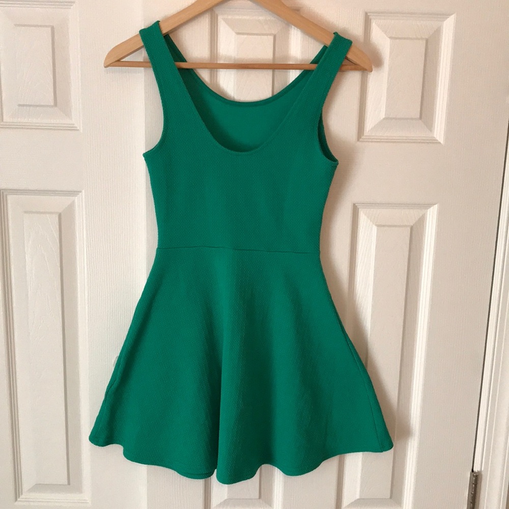 Fit and Flare Divided Skater Dress